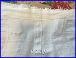 1950s SEARS hi waist corset open bottom garters girdle size 32