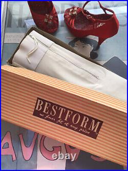 BESTFORM vintage open bottom girdle boning / garters size 38 2XL W38