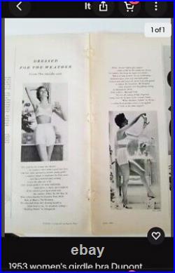 Exquisite form Open Bottom Vintage girdle From Oldest Stock 1957 New With Box