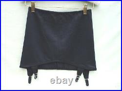 Lovely Open Bottom 4 Strap Girdle (black) Size 31/32'' Excellent Condition