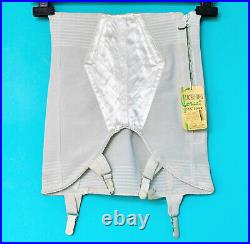 NEWWhirlpool Brassieres of Canada OPEN BOTTOM GIRDLE with4 Metal Garters Small