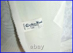 NOS Custom Maid Open Bottom girdle Satin panel Garters Shapewear Sz 5XL