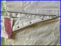 NWT VTG Sears Nu-Back Ivory GIRDLE Open Bottom Rubber Garters