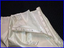NWT Vtg 60s Open Bottom Girdle With Garters By Character Off White Side Zip Sz 36