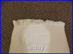 Pillow Tabbed Vtg 50s 60s NEW Open Bottom Shaper Girdle with Nylon Garters S 25/26