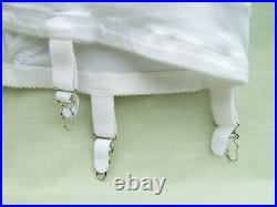 RAGO Open Bottom 6 Strap Girdle (white) Size 36/3X Excellent Condition