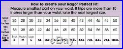 RAGO Zipper Open Bottom Girdle, White 32 34 U Pick Size Style 443,349,369 NEW