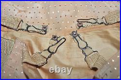 RARE ANTIQUE 1920s VOGUE Flattened breasts GIRDLE GARTERS! Great Condition