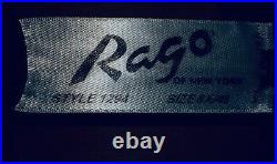 Rago High Waist Open Bottom Girdle with Zipper STYLE 1294 Black SIZE 8XL/46