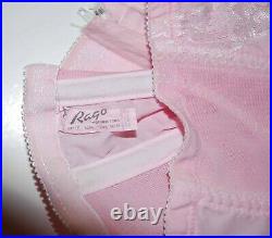Rago of New York 1294 OPEN BOTTOM GIRDLE EXTRA FIRM SHAPING Size 36/3X Pink