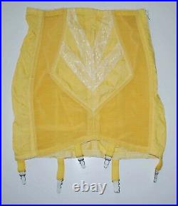 Rago of New York 1294 OPEN BOTTOM GIRDLE EXTRA FIRM SHAPING Size 36/3X Yellow
