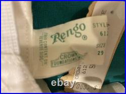 Rengo Foundations Size 29 waist Side Hook open bottom boned corset metal Garters