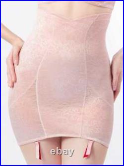 SCANDALE No. 8 Lace Girdle S Vintage Rose Firm Open Bottom Built-in Pants NWT