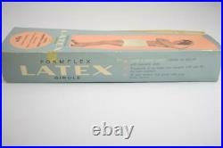 Sassy Vintage Formflex Rubber Latex Ob Girdle 4 Garters Nos Box/tags Large