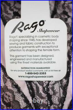 Sassy Vintage Inspired Rago Hi-waist Zippered Ob Girdle 6 Garters Nwt L/30