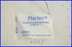 Sassy Vintage Playtex 5 Lbs Thinner Zippered Ob Girdle 4/garters Nos Tags Medium