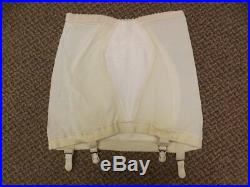 Sexy Girly Pin Up Vtg 50s 60s NEW NOS Open Bottom Garters Girdle L 29/30 Shaper