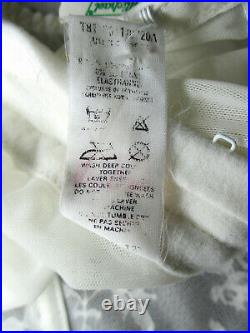 St. MIchael M&S Vintage White Open Bottom Girdle 4 Suspender Corset Basque 38B S