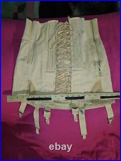 VERY RARE FIND 1920's/30's gossard front lacing open bottom girdle