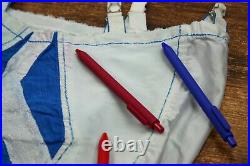 VTG 60s Rago of New York Women 8 Girdle Sexy Garter Tabs Open Bottom Blue