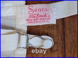 VTG Sears All In One Nu-Back Corset Open Bottom Garter Girdle 40C #2915 1960s70