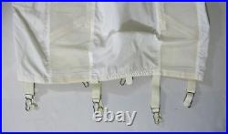 VintageNEWPoiretteHigh Waist Girdle Size 30 Open Bottom Garters Boned Corset