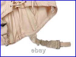 Vintage 1920s H. &w. Peach Corset Corselette Girdle Straps Open Bottom Size 32