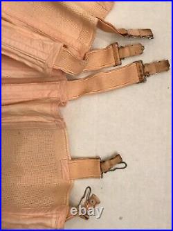 Vintage 1950s Gossard corset with garters, open bottom