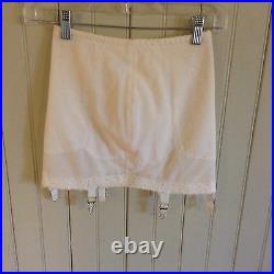 Vintage 2500 Subtract open bottom girdle with 6 garters size 28