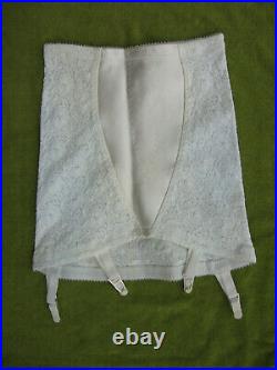 Vintage JCPenney Style #4297 size MED white OPEN BOTTOM GIRDLE JC Penney