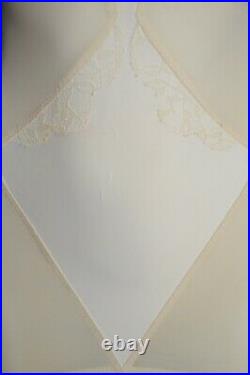 Vintage Lilly of France Open Bottom Corselette, 37B, Cream