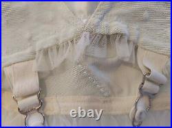 Vintage Lily Of France Enhance Open Bottom Girdle withgarters Size Medium