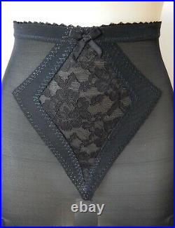 Vintage Olga Happy Endings Open Bottom girdle w 4 garters sz Small