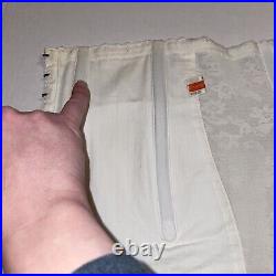 Vintage Open Bottom Girdle Boned Garter Corset Brocade Measurements In Pics