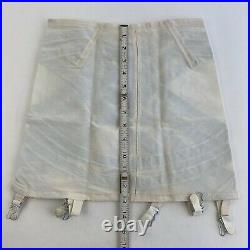Vintage Sears Charmode Girdle Garter Belt Size XL X-Large Open Bottom Lace Panel