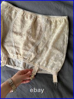 Vintage Sexy Retro Pin Up Open Bottom Gar stocking girdle 60s