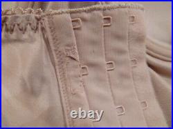 Vintage Style Next Beautiful Pink Open Bottom Corset 4 Suspenders Size 36d 14-16