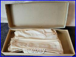 Vintage The Smoother by Young Smoothie White Open Bottom Girdle withSide Zippers