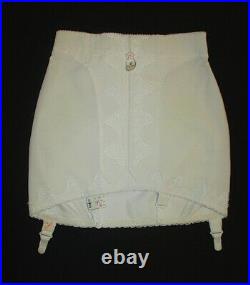 Vintage Triumph Open Bottom Girdle With 4 Suspender Belts Size 70 (M) Ivory