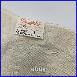 Vintage Vanity Fair Girdle Large 51-015 6 garter Clips Open Bottom NWT