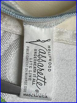 Vintage Vassarette Girdle Womens Medium Shapewear Open Bottom Off White
