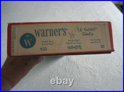 Vintage WARNER'S Le Gant Style 933 Sz 30 Open Bottom GIRDLE withOriginal Tag & Box