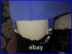 Vintage Young Smoothie All-In-One Bullet Bra Top Open Bottom Garter Girdle 38C