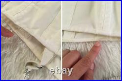 Vtg OPEN BOTTOM GIRDLE CORSET Garters Size 32 XL Sears Laces-Up Polyester/Cotton