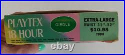 Vtg Playtex 18 Hour Open Bottom Rubber Girdle 1969 Original Box XL Firm Control