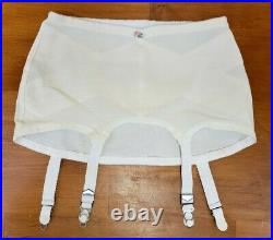 Vtg Sears Open Bottom Girdle Corset Cincher With Garters Style 74700 Size 29-30