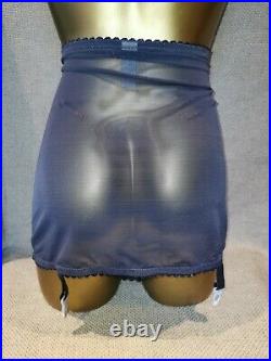 Vtg Style Pantie Girdle Open Bottom Grey By Damart Waist Size 34-36 #1465