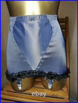 Vtg Style Pantie Girdle Open Bottom Grey By Debenhams Waist Size 30-32 #79